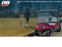 Tablet Screenshot of nbgolfcars.com